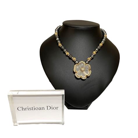 dior necklace bridal|genuine christian dior necklace.